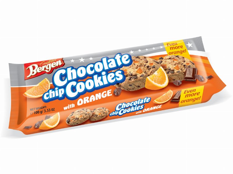 Bolachas Cookies Bergen Laranja 100 g