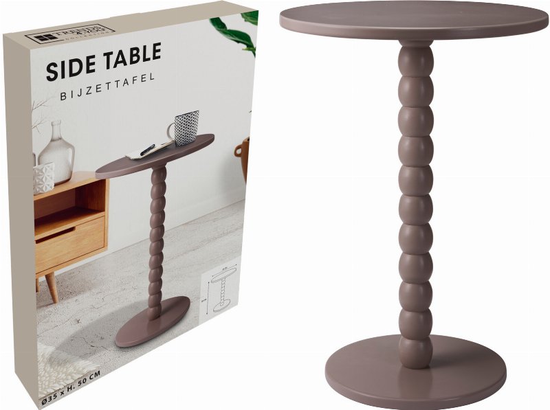 Mesa Apoio Castanho 35Xh50Cm