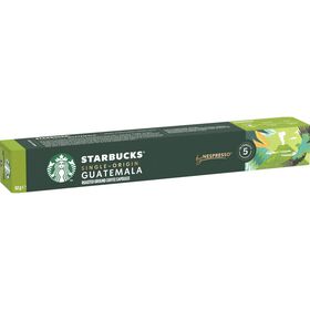 Cápsulas De Café Guatemala Int 5 Starbucks 10 Un