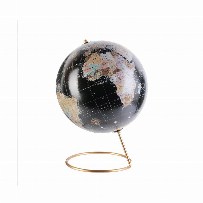 Hkh Globo Terrestre Decorativo Happy Working 21 Cm