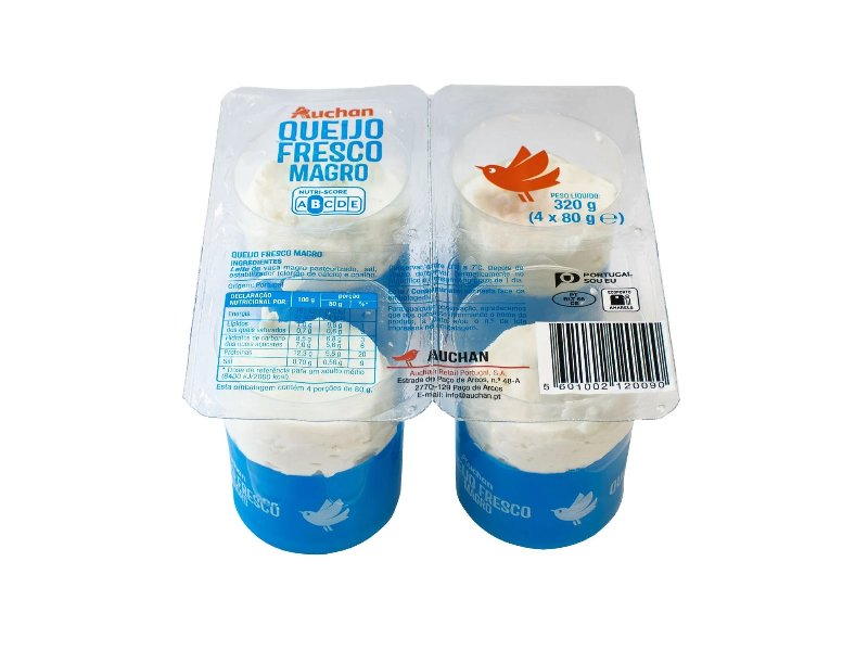 Queijo Fresco Auchan Magro 4X80 g