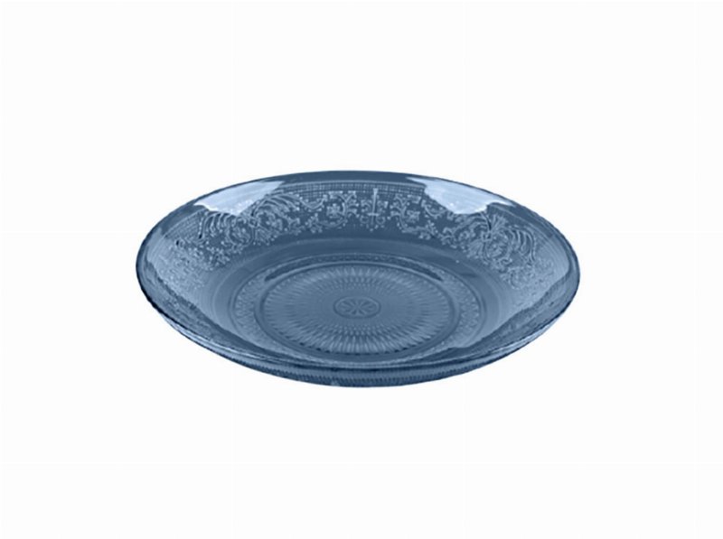 Prato Sopa Vidro Actuel Azul 21Cm