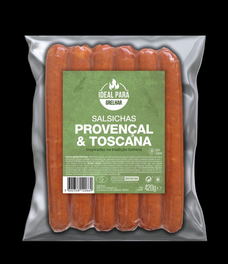 Salsicha Churrasco Ervas E Toscana Ideal Para Grelhar Pingo Doce 0.42Kg