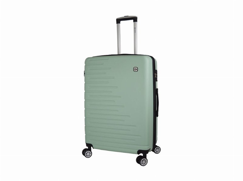 Mala De Viagem Grande Rigida Airport Verde 8 Rodas 75Cm