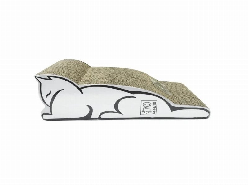 Arranhador Gato Mpets Cartão Branco 45X19.5X13Cm