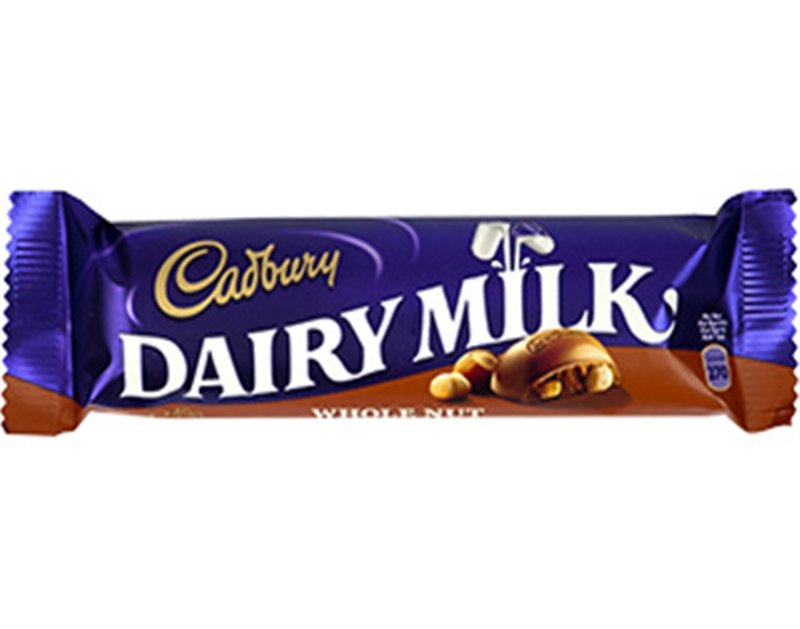 Chocolate Cadbury Com Frutos Secos Dairy Milk Whole Nut 49 g