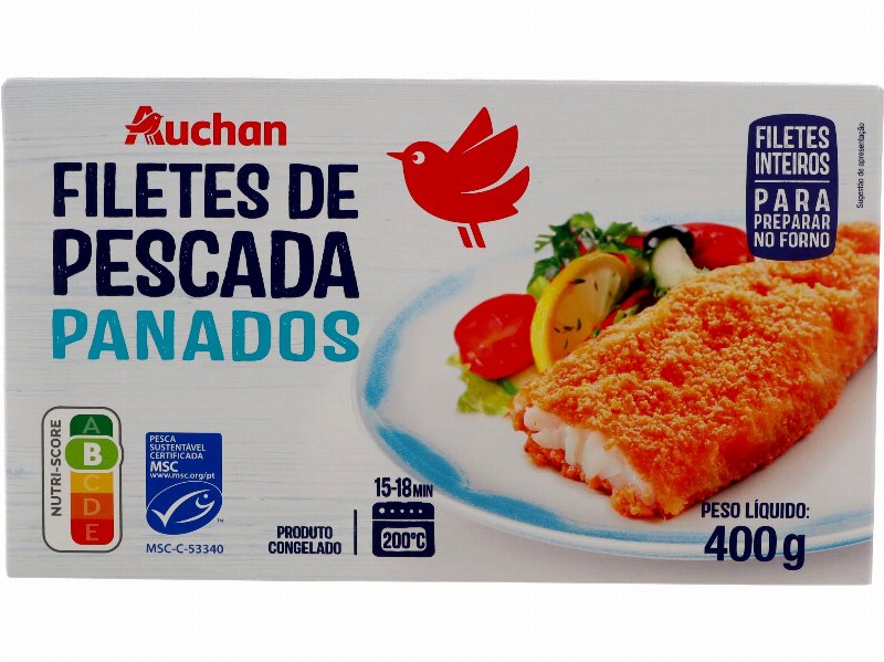 Filetes De Pescada Auchan Panados Msc 400 g