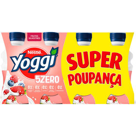 Iogurte Líquido Magro 5 Zero Frutos Silvestres Sem Lactose Yoggi 1280 gr (6 Un)