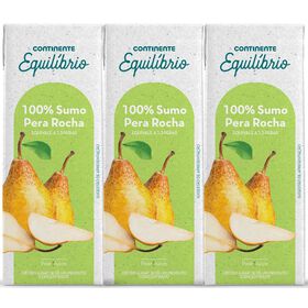 Sumo 100% Pera Rocha Continente Equilíbrio 6 X 20 cl