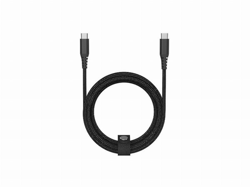 Cabo Textil Usbc Qilive 600183153 Preto 1.5M 3A