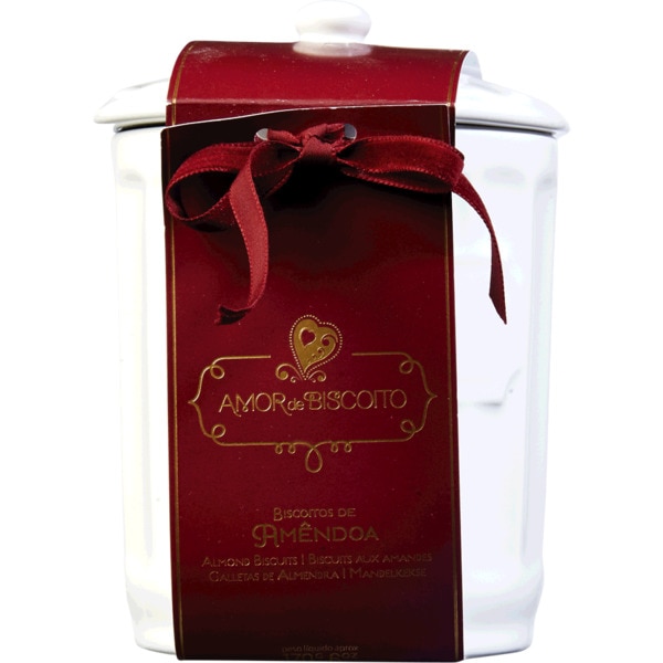 Biscoitos De Amêndoa Em Pote Cerâmico 170 g
