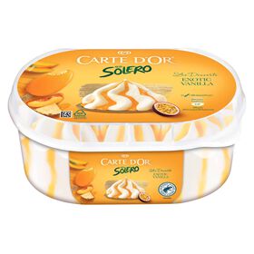 Gelado Baunilha Exótico Solero Les Desserts Carte D'or 825 ml