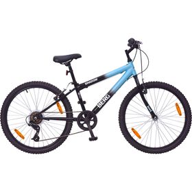 Bicicleta Júnior Shadow Roda 24'' 8-10 Anos Azul E Preta Berg