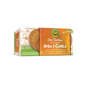 Bolachas Integrais De Aveia E Canela Cem Porcento 140 gr