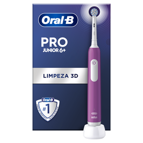 Escova De Dentes Elétrica Pro Junior Roxo + 6 Anos Oral-B 1 Un