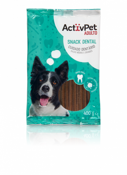 Snack Para Cão Raças Médias E Grandes Dental Activpet 0.4Kg