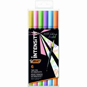 Marcadores De Colorir Dual Intensity Pastel Bic 6 Un