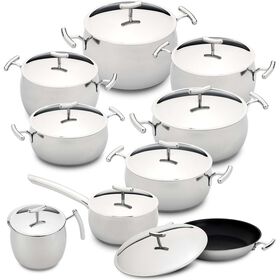 Trem Cozinha 9 Peças Aço Inoxidável Yumi Silampos