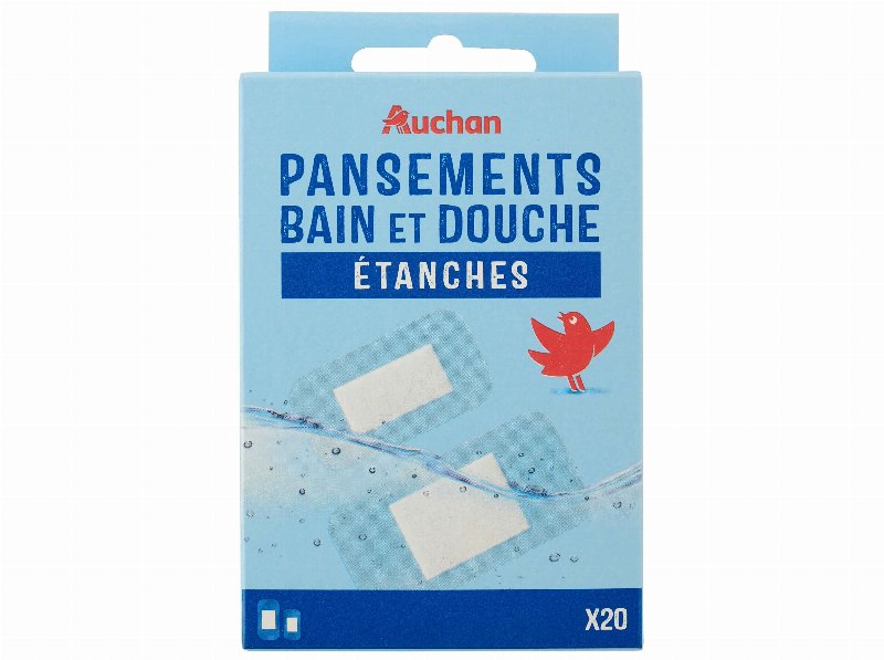 Pensos Auchan Impermeáveis 2 Tamanhos 20Un