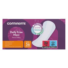 Pensos Diários Daily Free Maxi Continente 36 Un