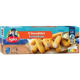 Douradinhos De Peixe Estaladiços Capitão Iglo 336 gr (12 Un)
