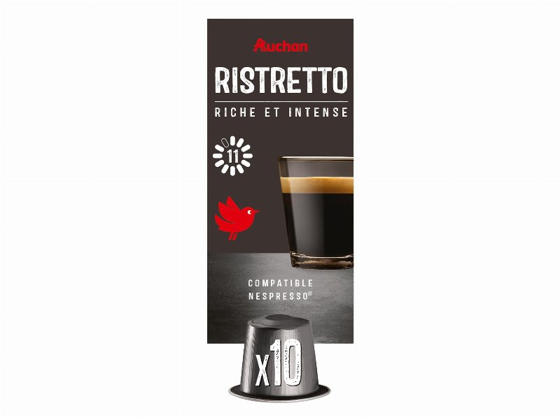 Cápsulas Café Nsp Alum Auchan Ristretto 10Un