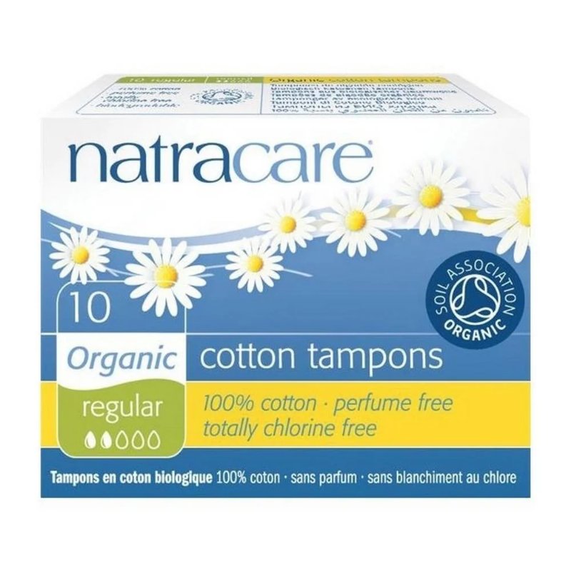 Tampão Algodão Regular Bio Natra Care 10 Unds