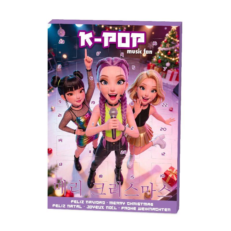 Calendário De Natal K-Pop 50 g