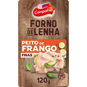 Fiambre De Peito De Frango Forno De Lenha Fatias Finas Campofrio 120 gr
