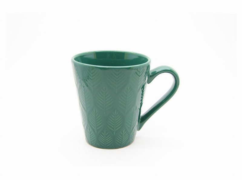 Caneca Grés Actuel Verde Leaf 30 cl