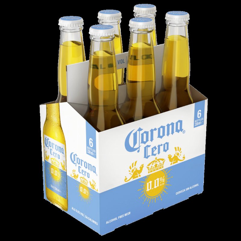 Cerveja Sem Álcool Corona Cero Pack 6 Corona 0.33L