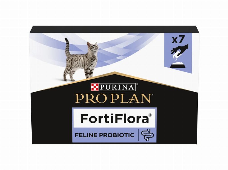 Suplemento Probiótico Pro Plan Gato Fortiflora 7X1 g