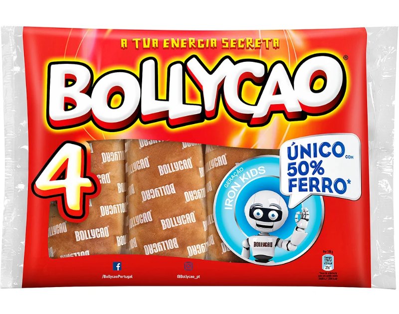 Bolo Bollycao Recheado 4Un 228 g