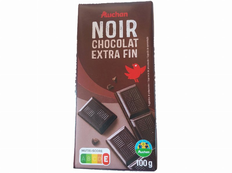 Chocolate Auchan Cultivamos O Bom Preto 100 g