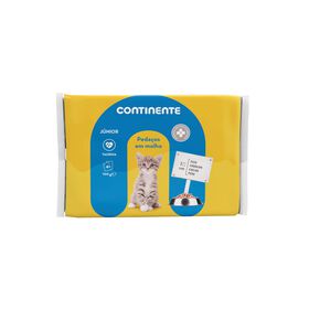 Comida Húmida Para Gato Júnior Mix Carne Saquetas Continente 4 X 100 g