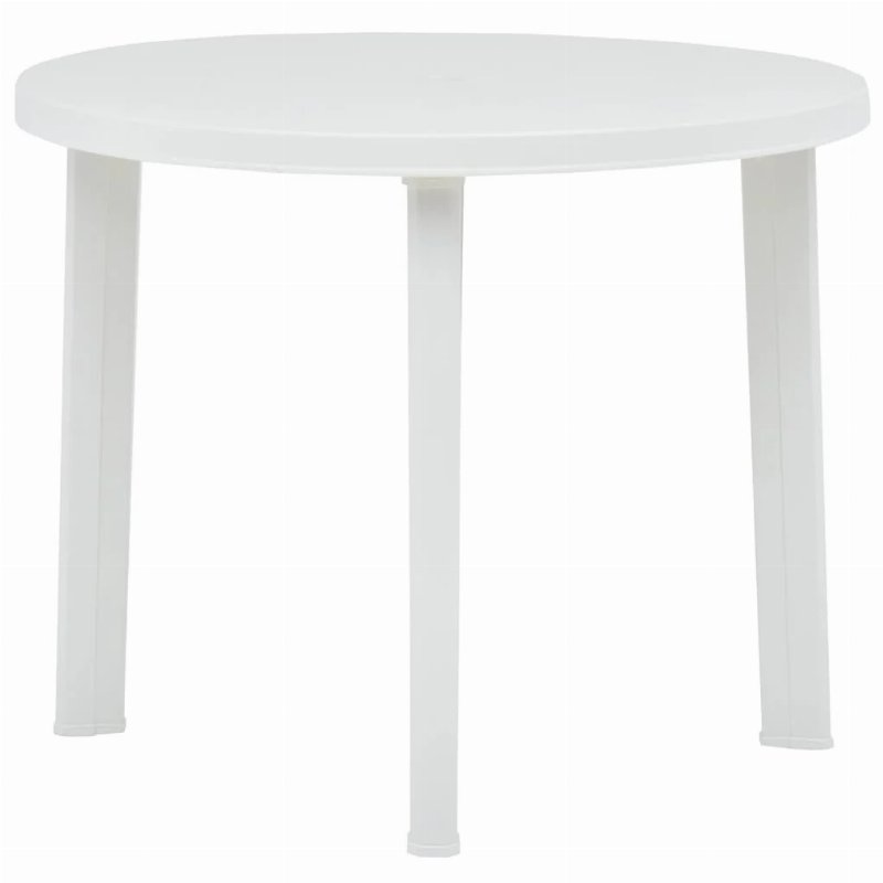 Hkh Mesa De Jardim 89 Cm Plástico - Branco