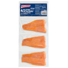 Filetes De Salmão Sem Pele Ultracongelado Pescanova 400 gr