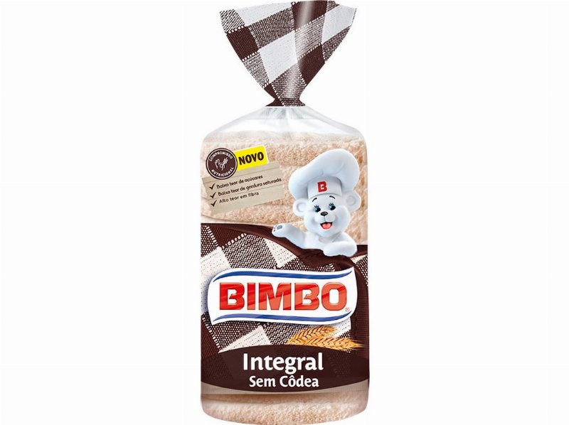 Pao Bimbo Integral Sem Côdea 450 g