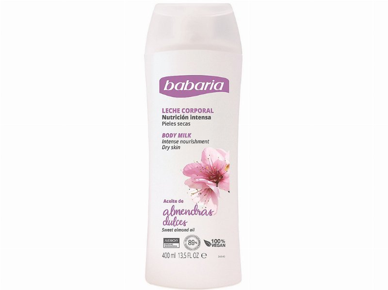 Body Milk Amêndoas Doces Babaria 400 ml.