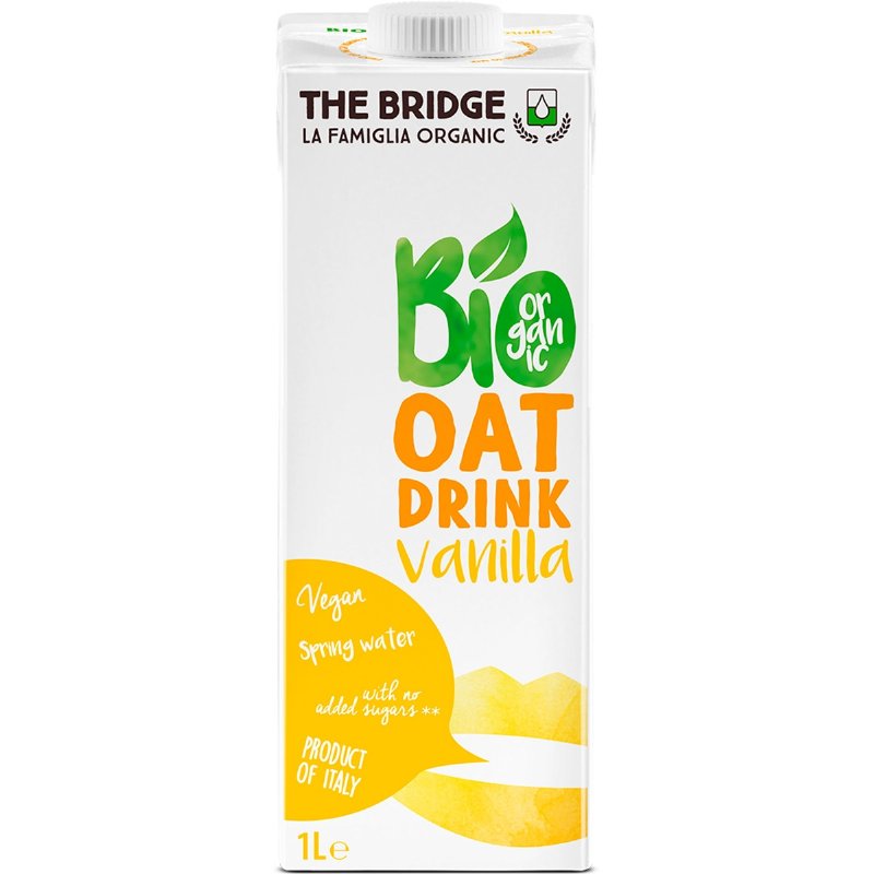 Bebida Bio De Aveia E Baunilha 1 l