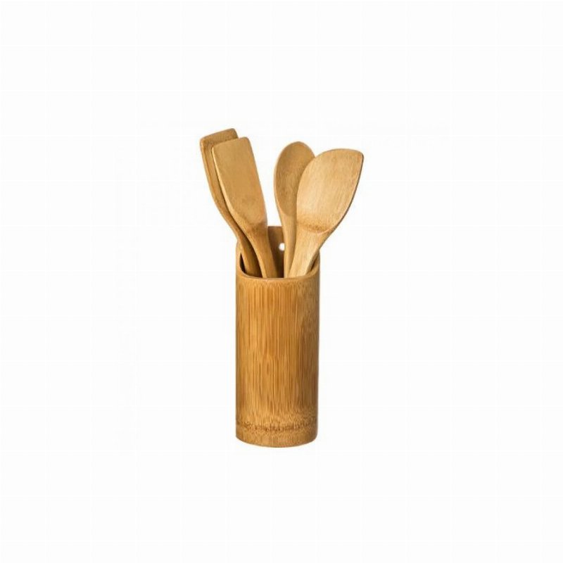 Hkh Conjunto De 4 Utensílios De Cozinha Com Suporte