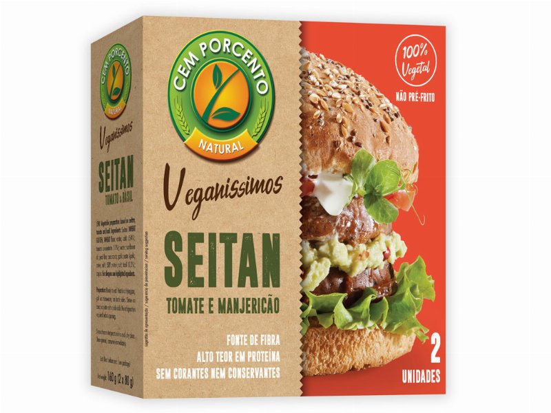 Hamburguer Cem Porcento Veganíssimo Tomate E Manjericão 160 g