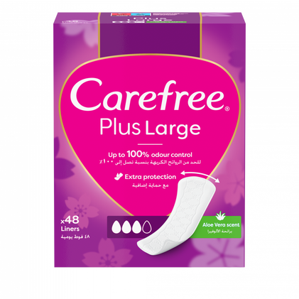 Pensos Diários Maxi Aloe Vera Carefree 48Un