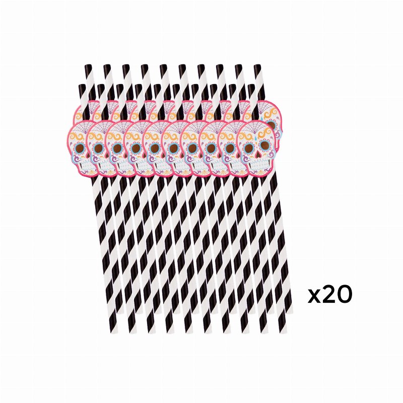 Halloween Conjunto 20 Palhas De Papel