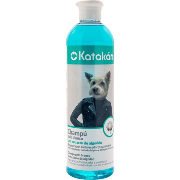 Champô Para Cão Com Pêlo Branco Com Extracto De Algodão 400 ml
