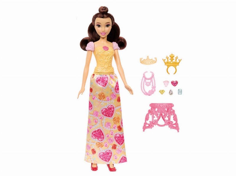 Boneca Bela Princesas Disney Joias Reveal