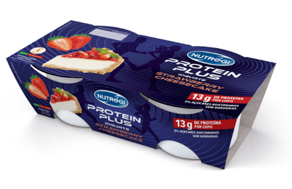 Iogurte Proteína Cheesecake De Morango Pack 2 Nutrégi 0.28Kg