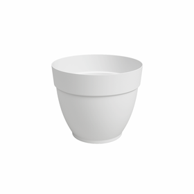 Vaso Redondo Plástico 25Cm Branco Artevasi 1 Un