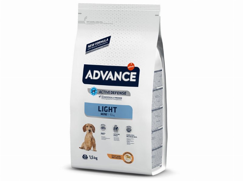 Ração Cão Mini Light Advance Frango/Arroz 1.5 kg*