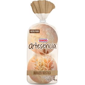 Pão De Hambúrguer Rústico Artesencia 290 gr